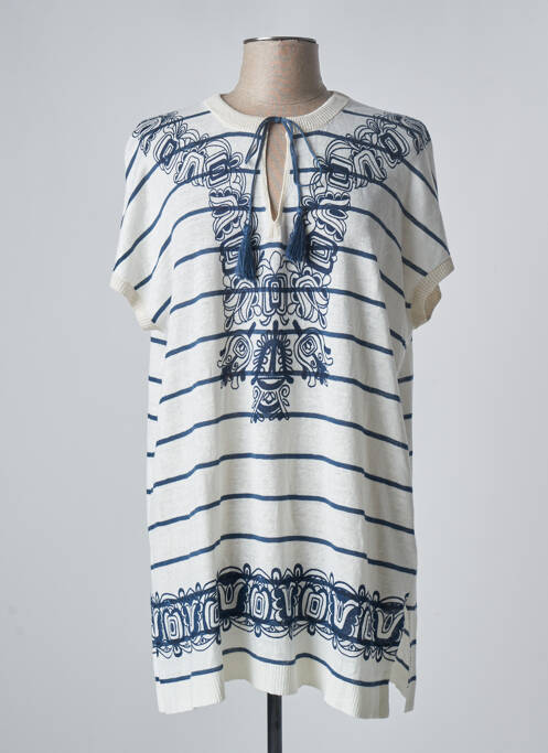 Tunică mâneci scurte alb MARINA SPORT femeie