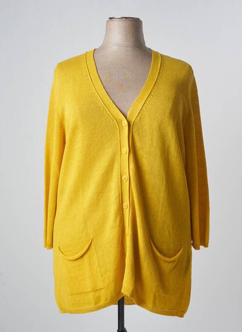 Vestă cu mâneci lungi galben VOYAGE BY MARINA RINALDI femeie