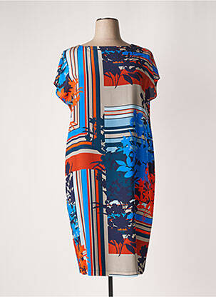 Rochie midi albastru MARINA RINALDI femeie