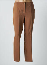 Pantalon slim talie elastică mărime normală maro MARINA RINALDI femme