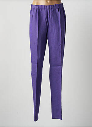 Pantalon slim violet MARINA RINALDI femeie