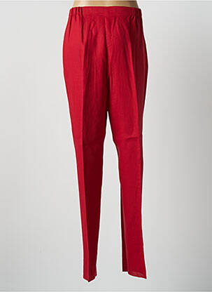 Pantalon slim talie elastică mărime normală roșu MARINA RINALDI femeie