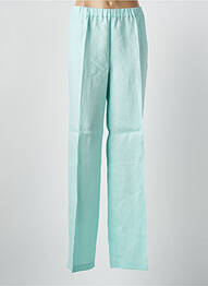 Pantalon drept talie elastică mărime normală albastru MARINA RINALDI femme