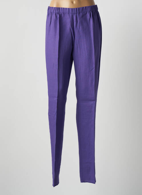 Pantalon slim violet MARINA RINALDI femeie