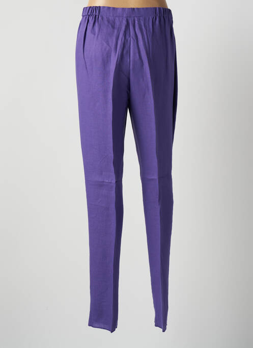 Pantalon slim violet MARINA RINALDI femeie