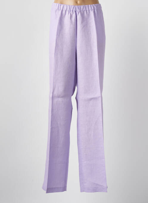 Pantalon drept violet MARINA RINALDI femeie