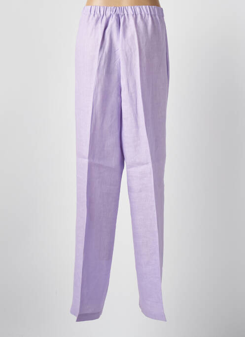 Pantalon drept violet MARINA RINALDI femeie