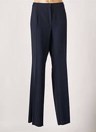 Pantalon drept țesătură crep albastru MARINA RINALDI femme