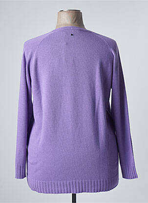 Pulover croială dreaptă mâneci lungi violet MARINA SPORT femeie