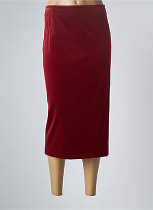 Fustă midi roșu MARINA RINALDI femeie