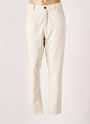 Pantalon slim elasticitate mărime normală bej MARINA SPORT femeie