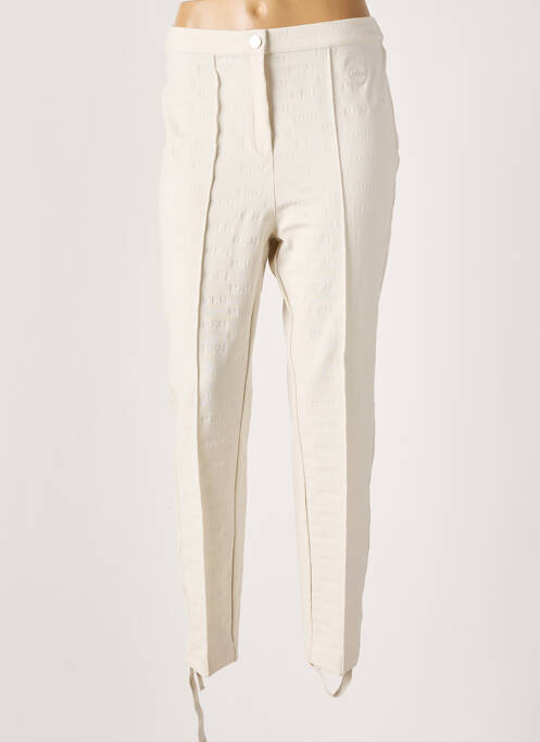 Pantalon slim bej MARINA RINALDI femeie