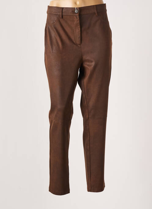 Pantalon slim maro MARINA SPORT femeie