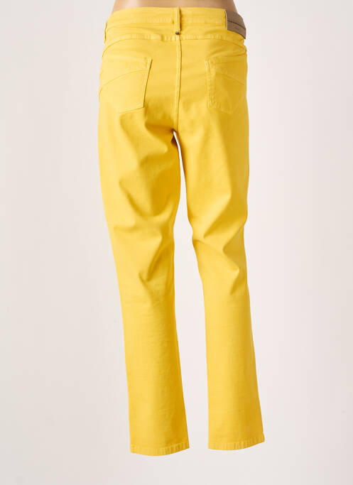 Pantalon slim elasticitate mărime normală galben MARINA SPORT femme