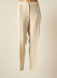 Pantalon slim talie elastică mărime normală bej PERSONA BY MARINA RINALDI femme