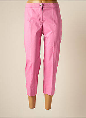 Pantalon 7/8 țesătură poplin mărime normală roz PERSONA BY MARINA RINALDI femeie