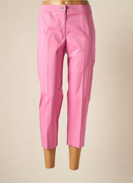 Pantalon 7/8 țesătură poplin mărime normală roz PERSONA BY MARINA RINALDI femme