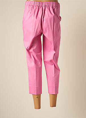 Pantalon 7/8 țesătură poplin mărime normală roz PERSONA BY MARINA RINALDI femeie