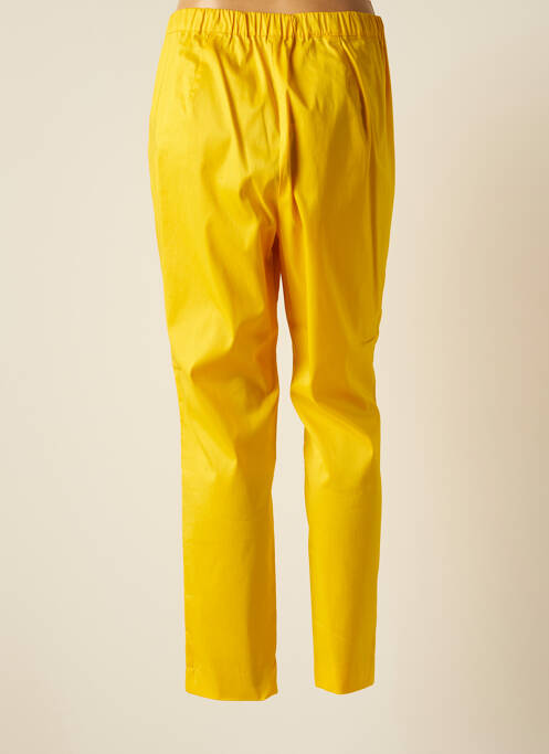 Pantalon slim galben MARINA RINALDI femeie