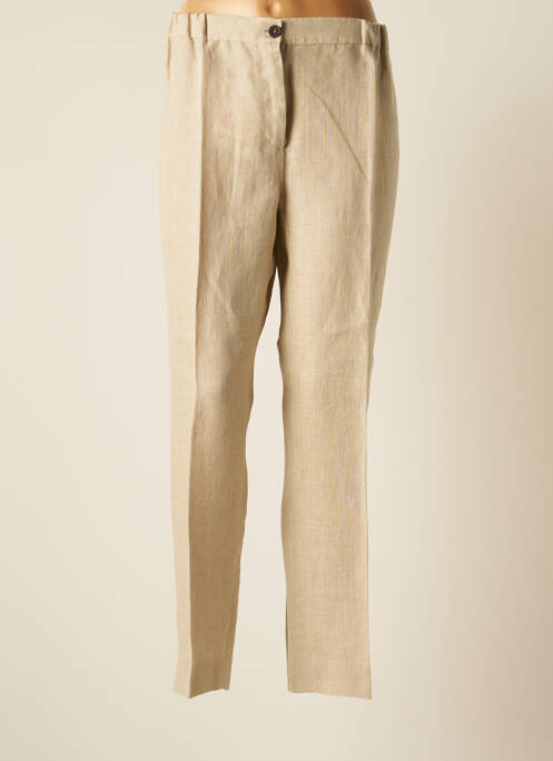 Pantalon slim bej MARINA RINALDI femeie