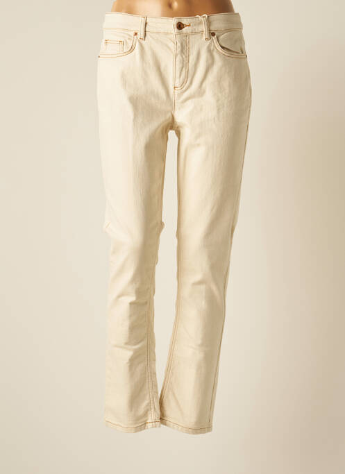 Blugi cu croială slim subțire mărime normală bej MARINA SPORT femme