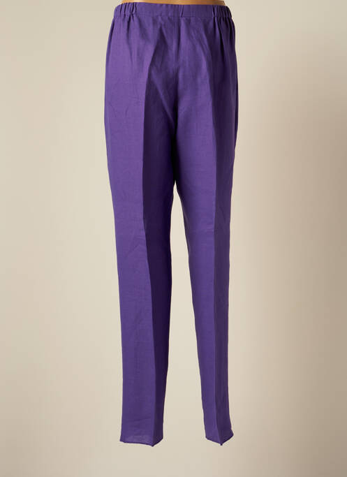 Pantalon slim talie elastică mărime normală violet MARINA RINALDI femme