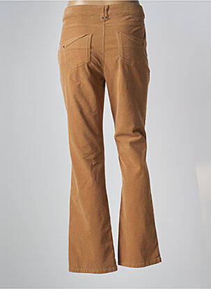 Pantalon evazat bej EVA KAYAN femeie