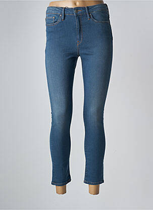 Blugi cu croială slim albastru SCHOOL RAG femeie