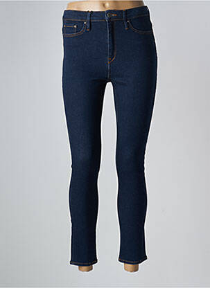 Blugi cu croială slim albastru SCHOOL RAG femeie