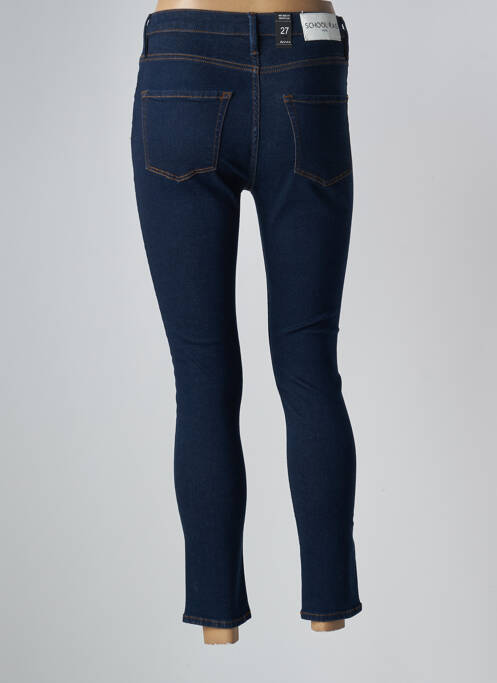 Blugi cu croială slim albastru SCHOOL RAG femeie