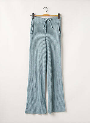 Pantalon larg albastru ZARA femeie