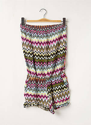 Salopetă scurtă roz SANS MARQUE femeie