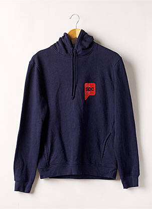 Hanorac cu glugă albastru B&C femeie