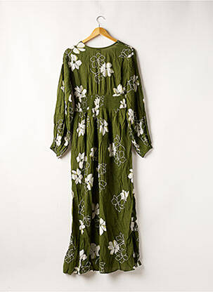 Rochie lungă mâneci lungi mâneci lungi verde BILLABONG femeie