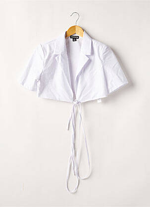 Cămașă alb PRETTY LITTLE THING femeie