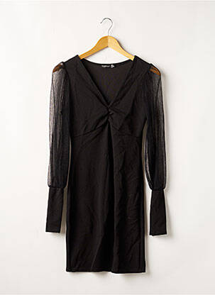 Rochie midi mâneci lungi mâneci lungi negru BOOHOO femeie