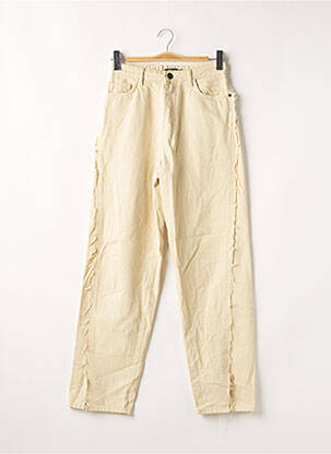 Blugi cu croială largă bej NASTY GAL femeie