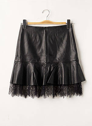 Fustă scurtă negru ZARA femeie