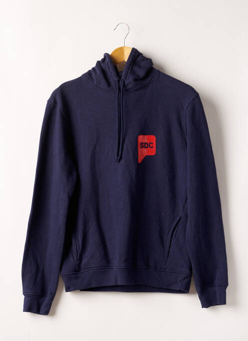 Hanorac cu glugă albastru B&C femeie