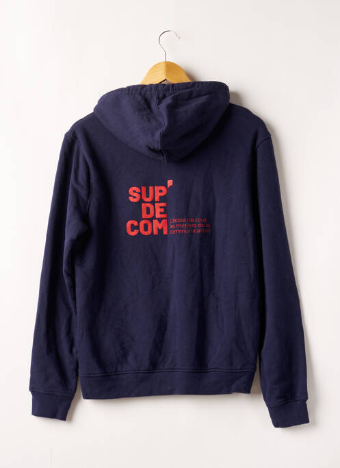 Hanorac cu glugă albastru B&C femeie