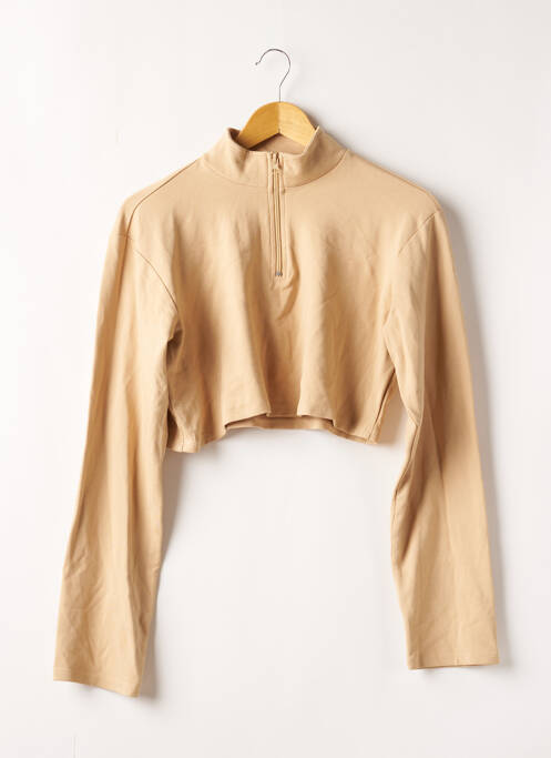 Top bej ROMY X NA-KD femeie