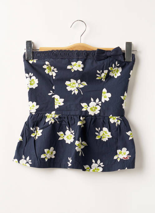 Top albastru HOLLISTER femeie