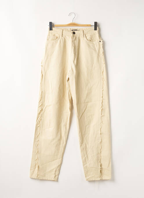 Blugi cu croială largă bej NASTY GAL femeie