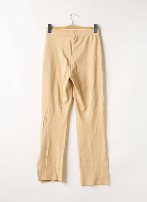 Pantalon drept bej ROMY X NA-KD femeie