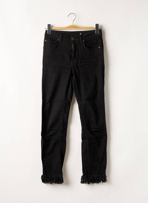 Blugi cu croială dreaptă negru MAJE femeie