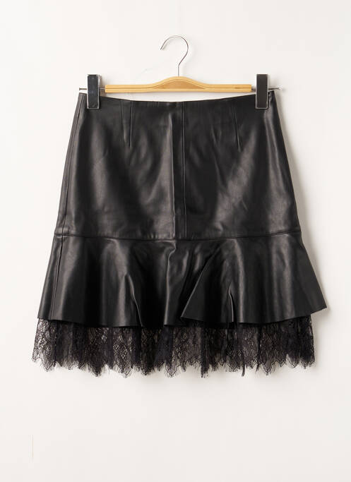 Fustă scurtă negru ZARA femeie