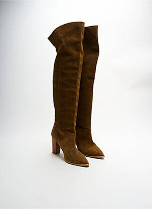 Cizme peste genunchi maro BERENICE femeie