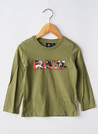 Tricou mâneci lungi mâneci lungi verde G STAR băiat