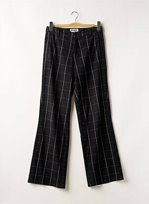 Pantalon drept țesătură poplin mărime normală negru ESSENTIEL ANTWERP femeie