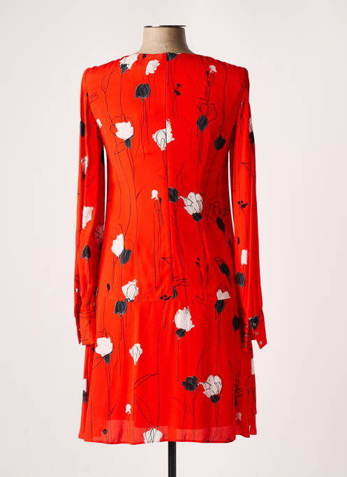 Rochie midi roșu HUGO BOSS femeie